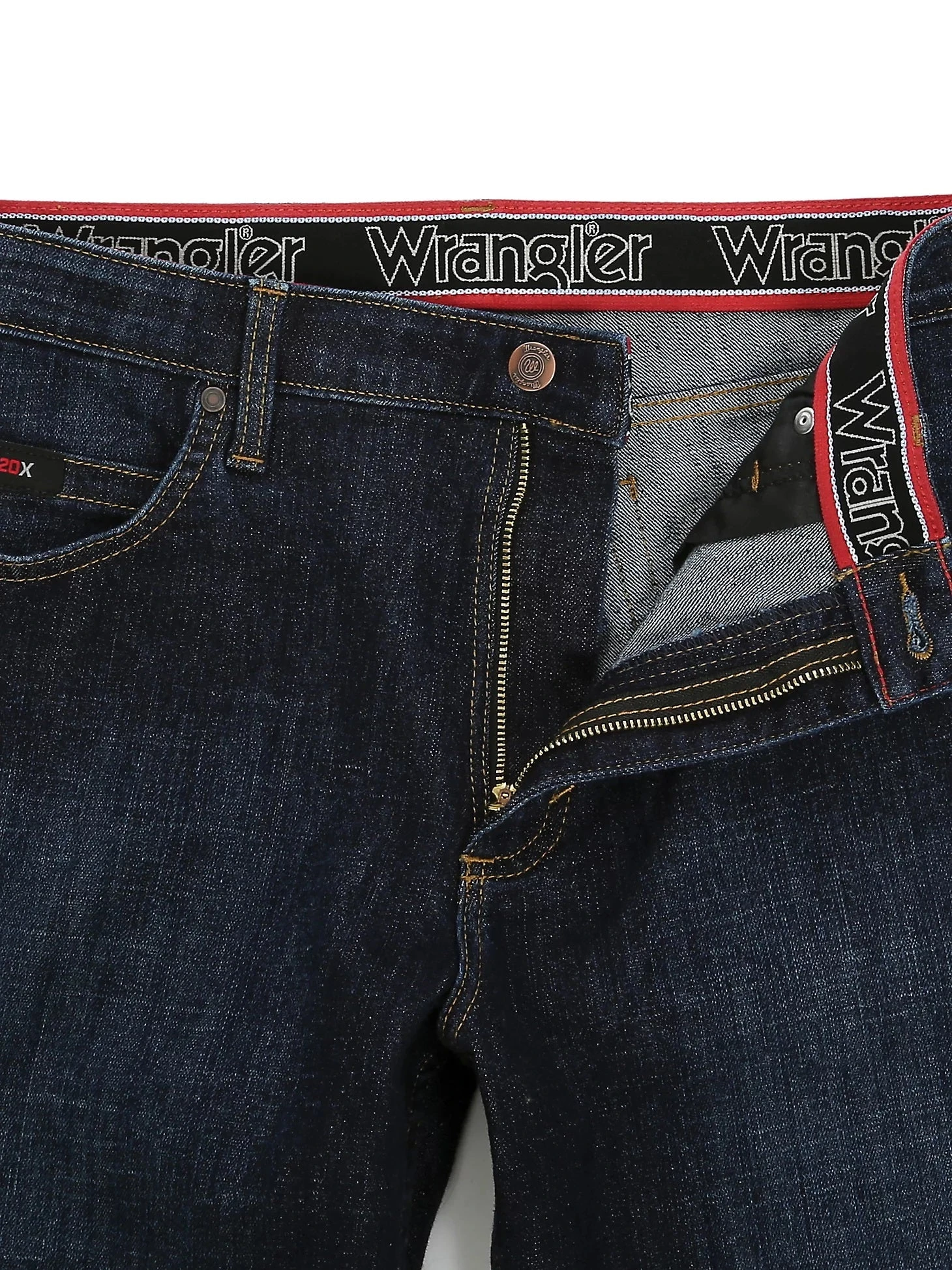'Wrangler' Men's 20X Competition Slim Fit Straight Leg - Twilight - Image 4
