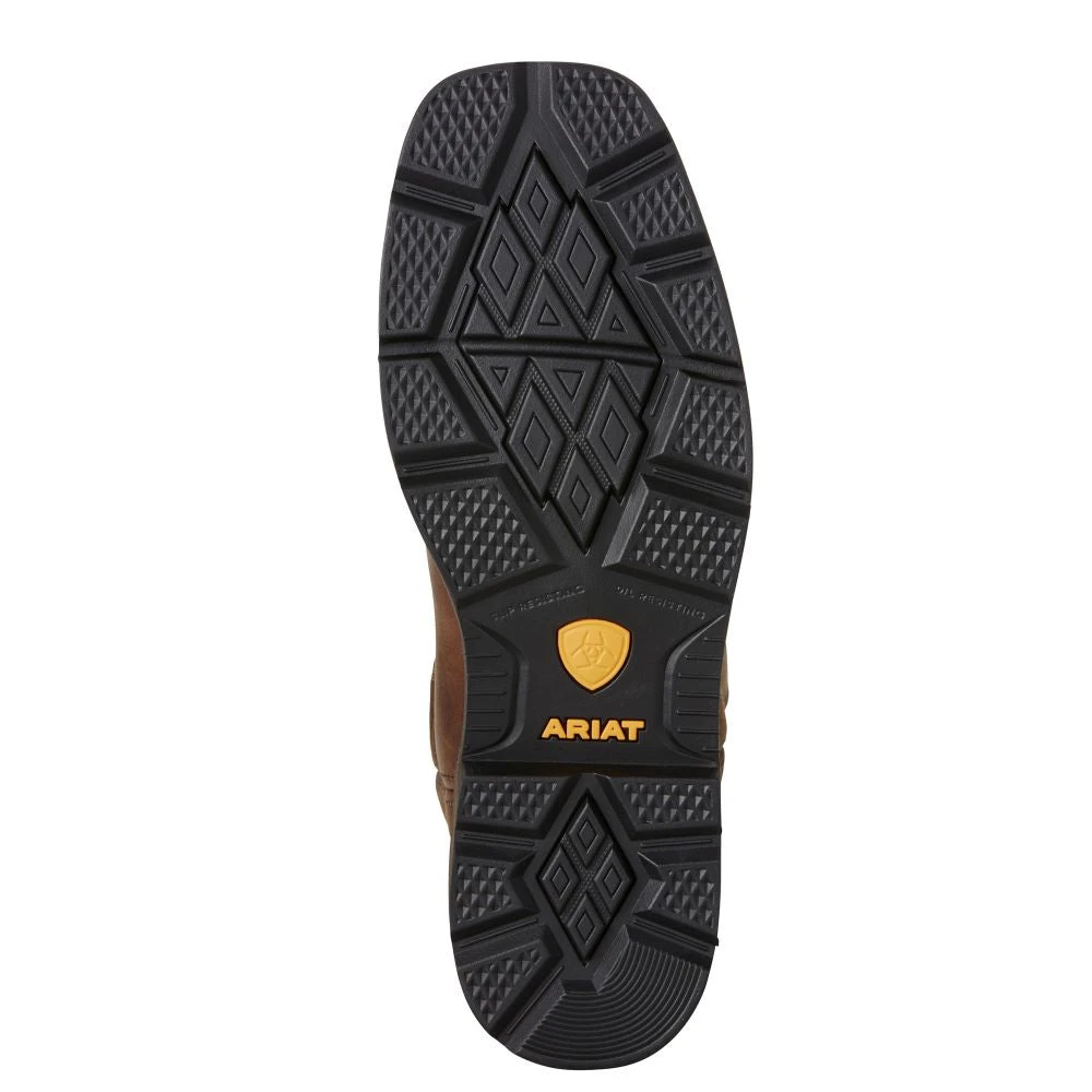 'Ariat' Men's 10" Groundbreaker Int. Met Guard EH Steel Toe - Brown - Image 3