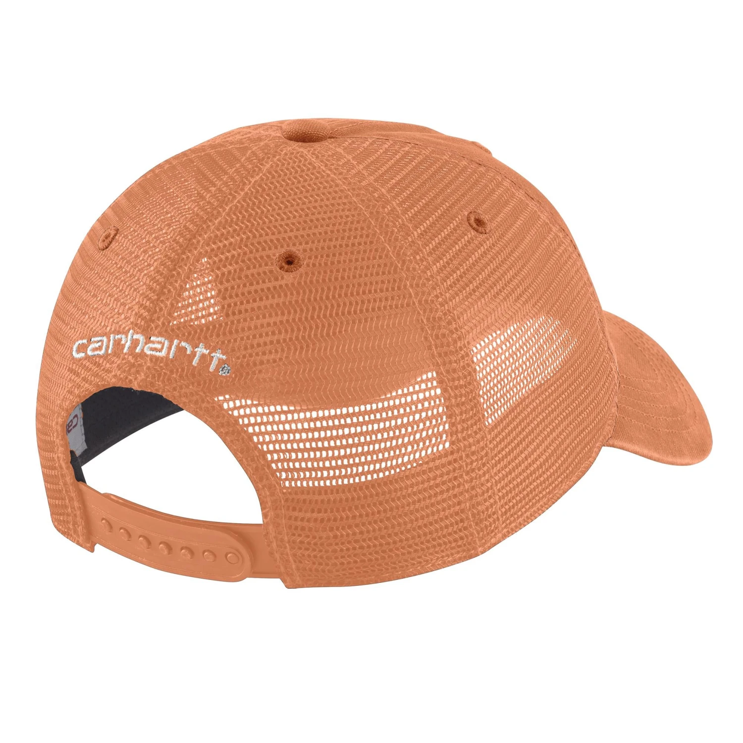'Carhartt' Men's Adjustable Canvas Mesh-Back Cap - Dusty Orange - Image 2