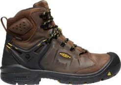 'Keen Utility' Men's 6" Dover WP EH Comp Toe - Dark Earth / Black