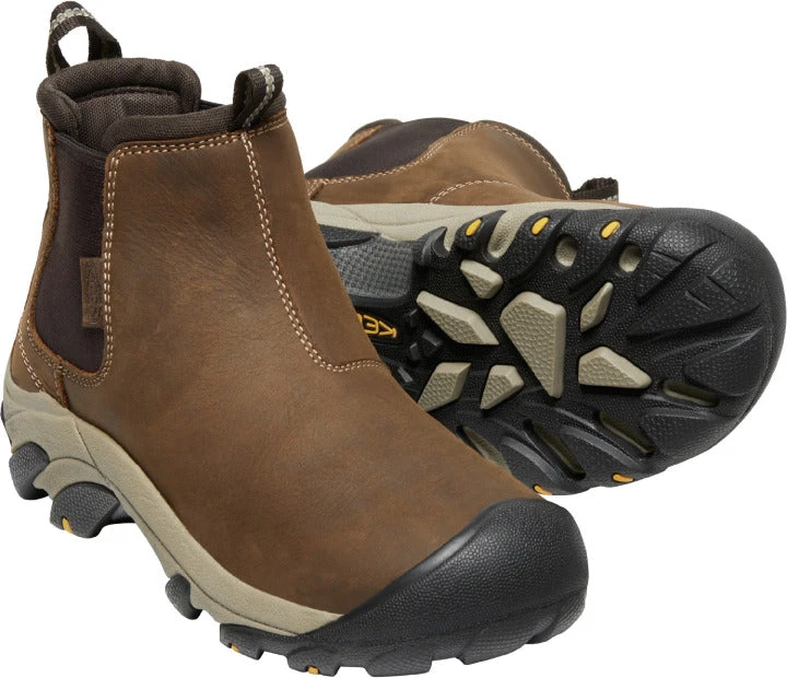 'Keen Outdoor' Women's Targhee II Chelsea Hiker - Veg Brown / Black - Image 4