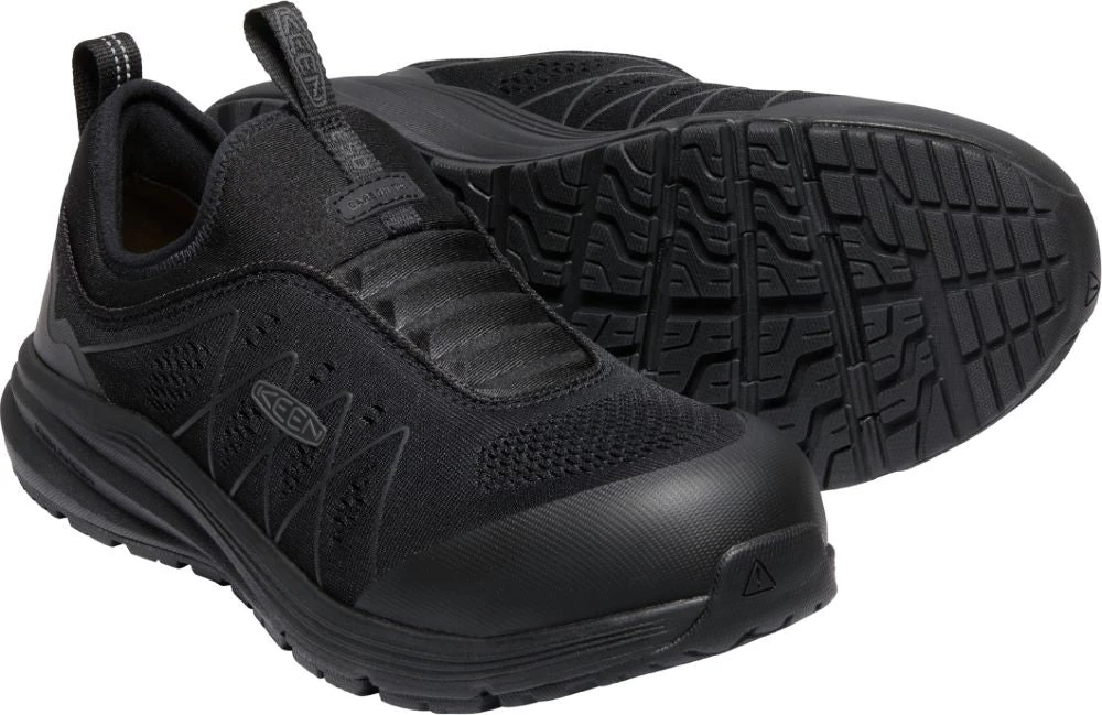 'Keen Utility' Men's Vista Energy ESD SR Carbon Fiber Toe - Black / Black - Image 4
