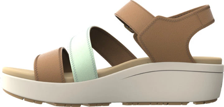 'Keen Outdoor' Women's Ellecity Backstrap Sandal - Natural / Clearly Aqua - Image 5