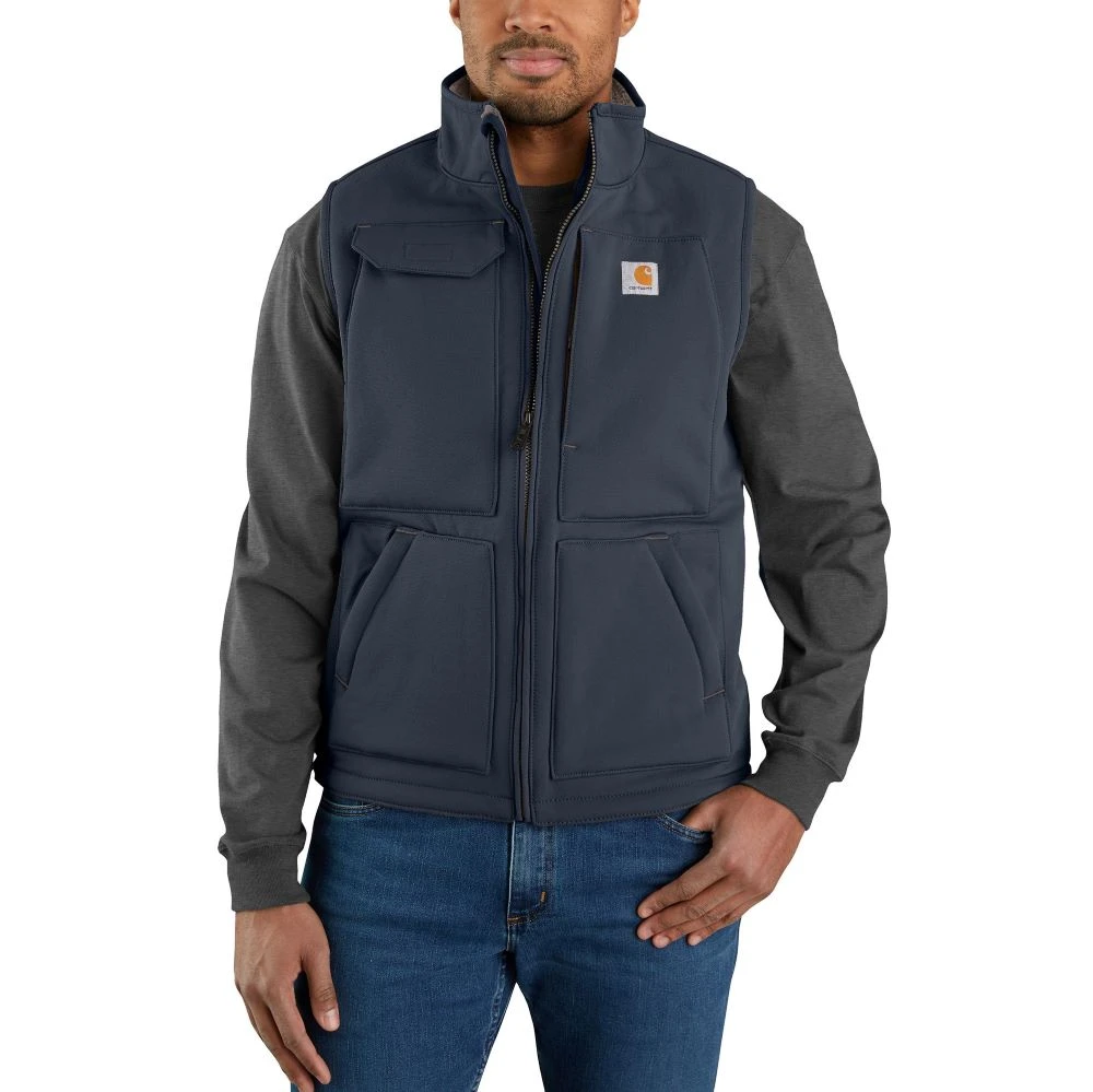 'Carhartt' Men's Super Dux™ Relaxed Fit Sherpa Lined Vest - Bluestone - Image 2