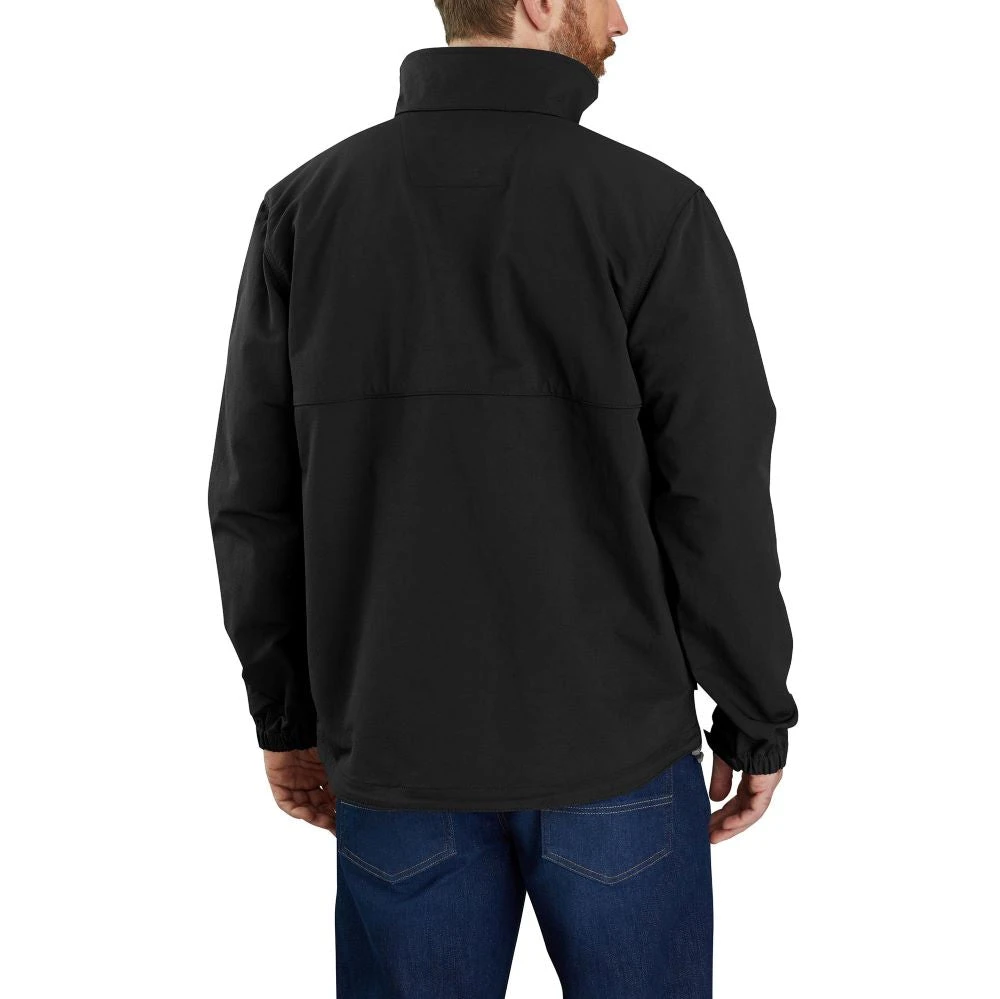 'Carhartt' Men's Super Dux™ Relaxed Fit Lightweight Mock Neck Jacket-Level 1 Warm Rating - Black - Image 3