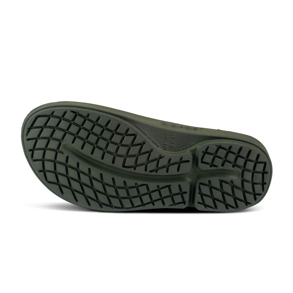'OOFOS' Unisex OOahh Slide Sandal - Forest Green - Image 3