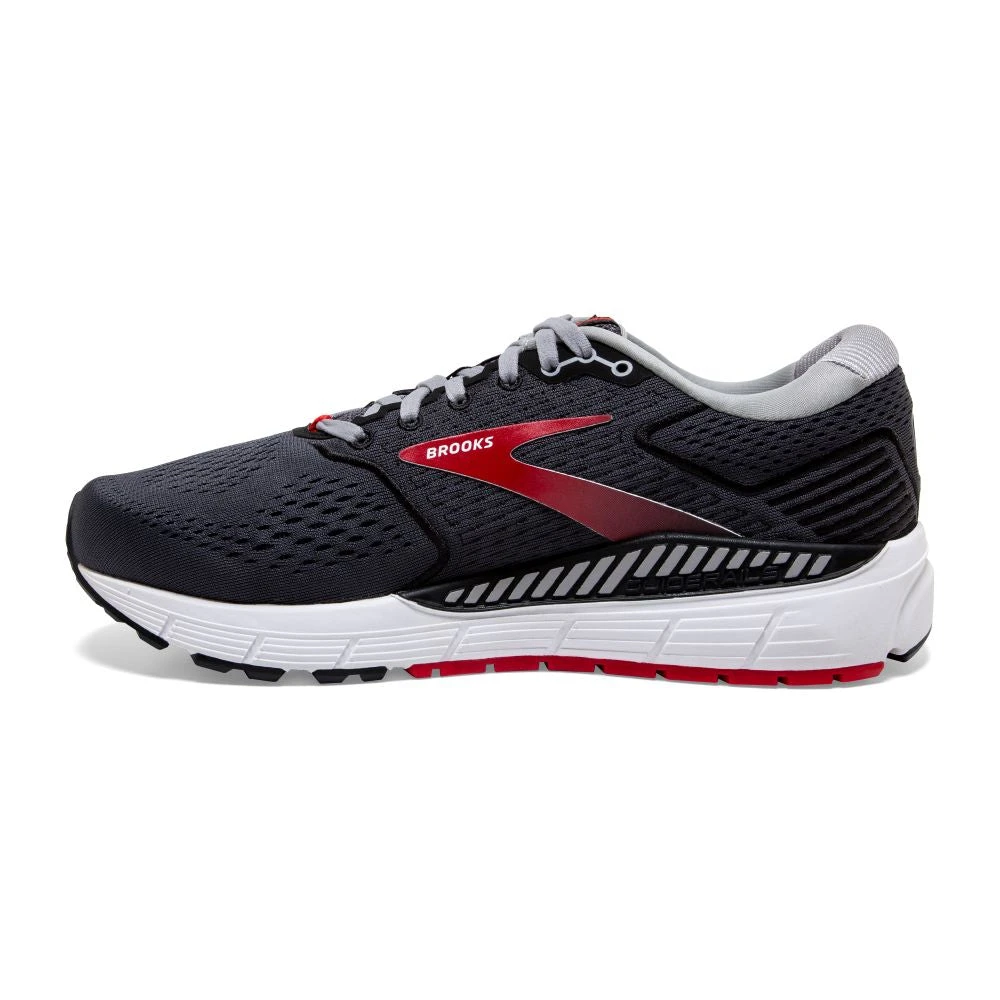 'Brooks' Men's Beast 20 - Pearl / Black / Red - Image 6