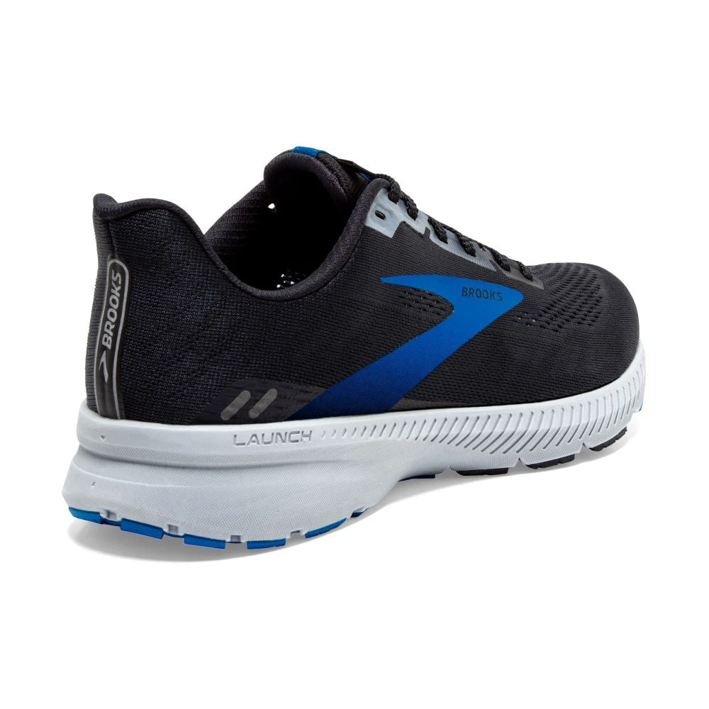 'Brooks' Men's Launch GTS 8 - Black / Grey / Blue - Image 6
