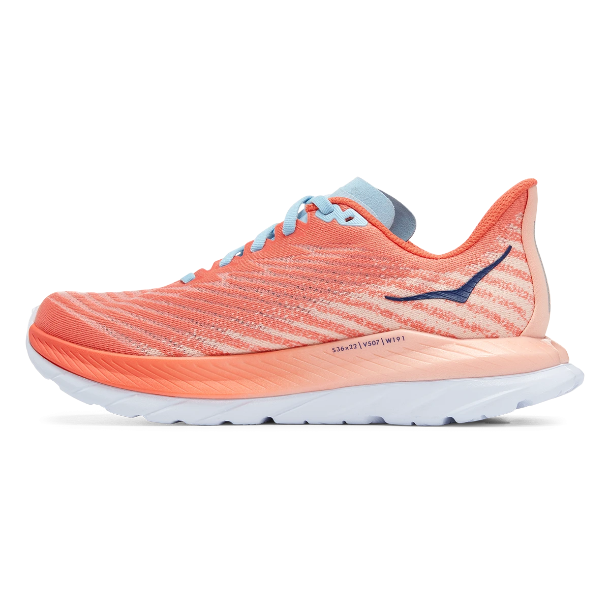 'HOKA' Women's Mach 5 - Camellia / Peach Parfait - Image 5