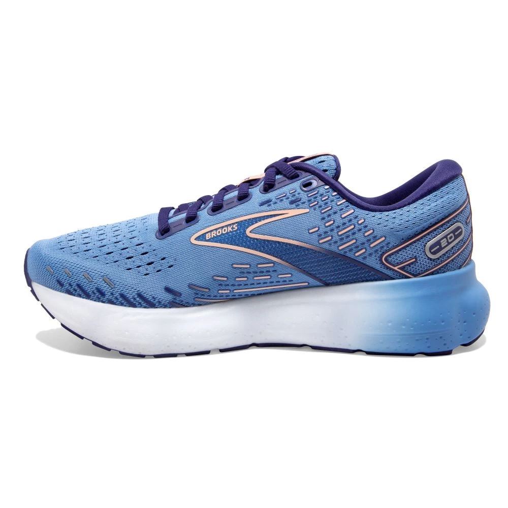 'Brooks' Women's Glycerin 20 - Blissful Blue / Peach / White - Image 6