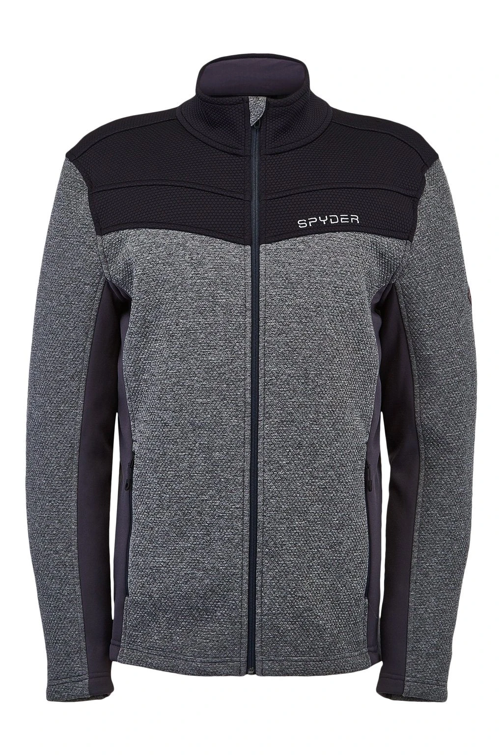 'Spyder' Men's Encore Full Zip Fleece - Ebony