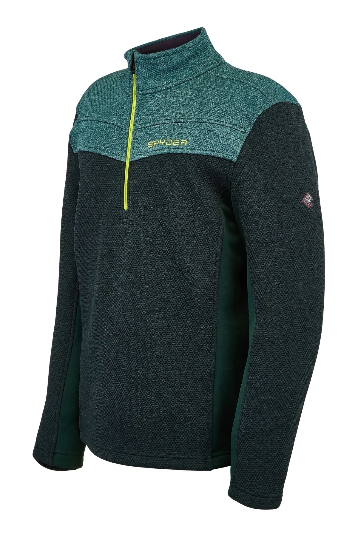 'Spyder' Men's Encore 1/2 Zip Fleece - Forest Ghost - Image 4