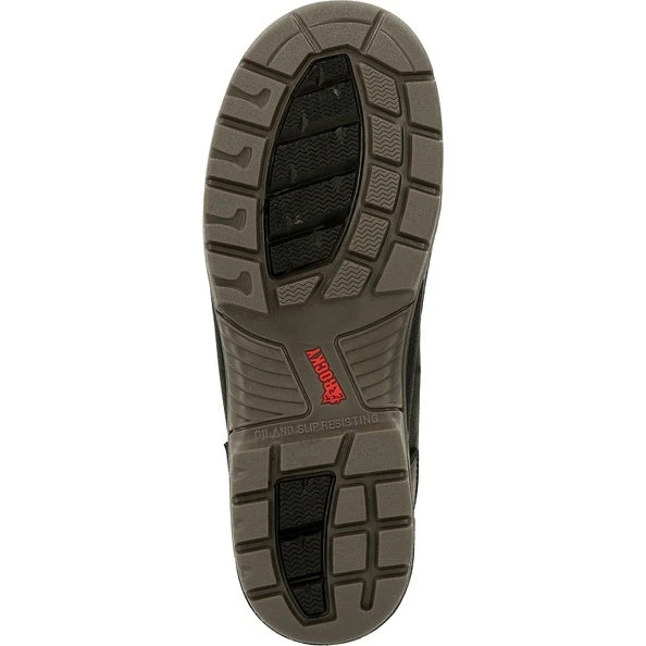 'Rocky' Men's 6" Worksmart Int. MetGuard EH WP Comp Toe - Black - Image 2