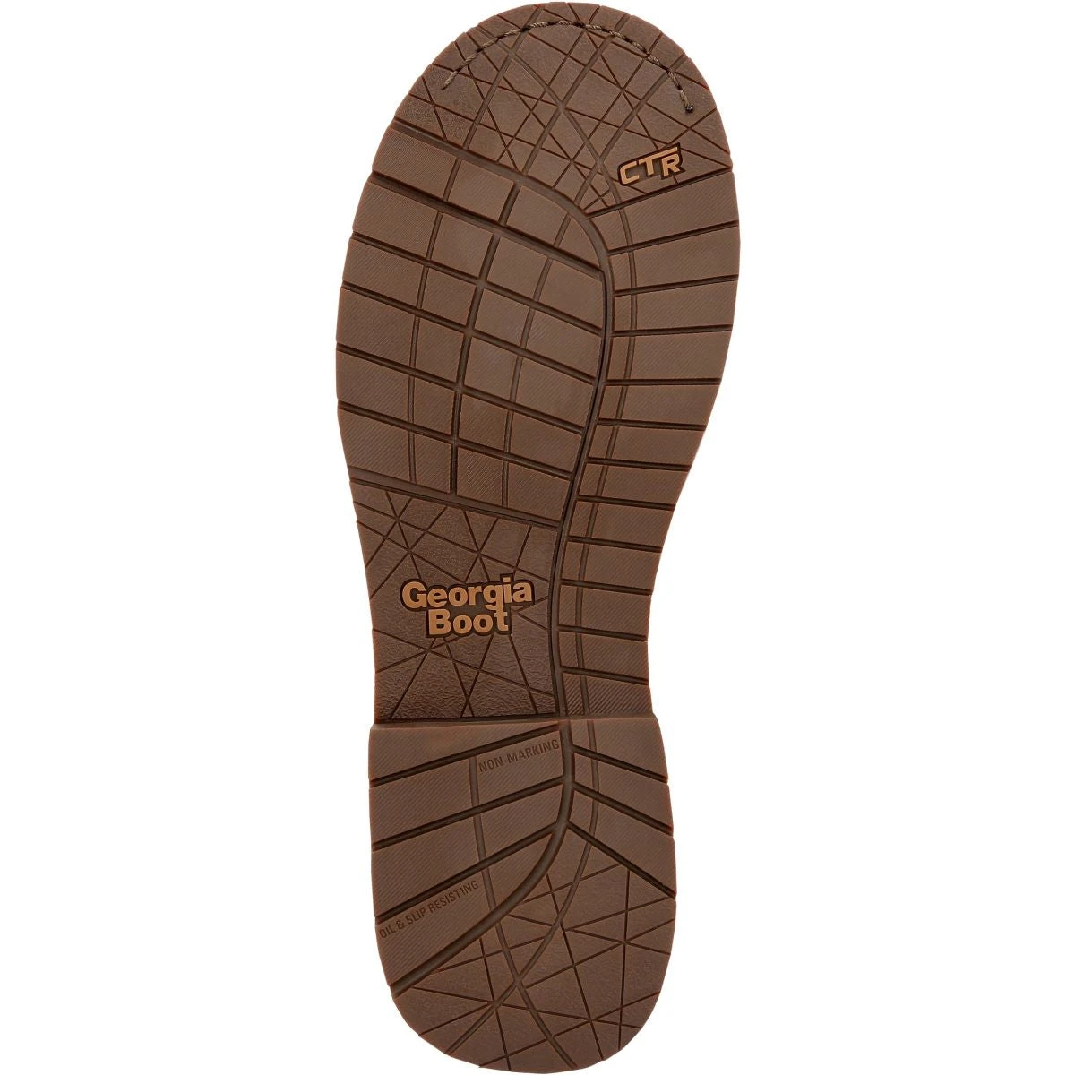 'Georgia Boot' Men's 6" Amp LT Edge EH WP Alloy Toe - Brown - Image 3