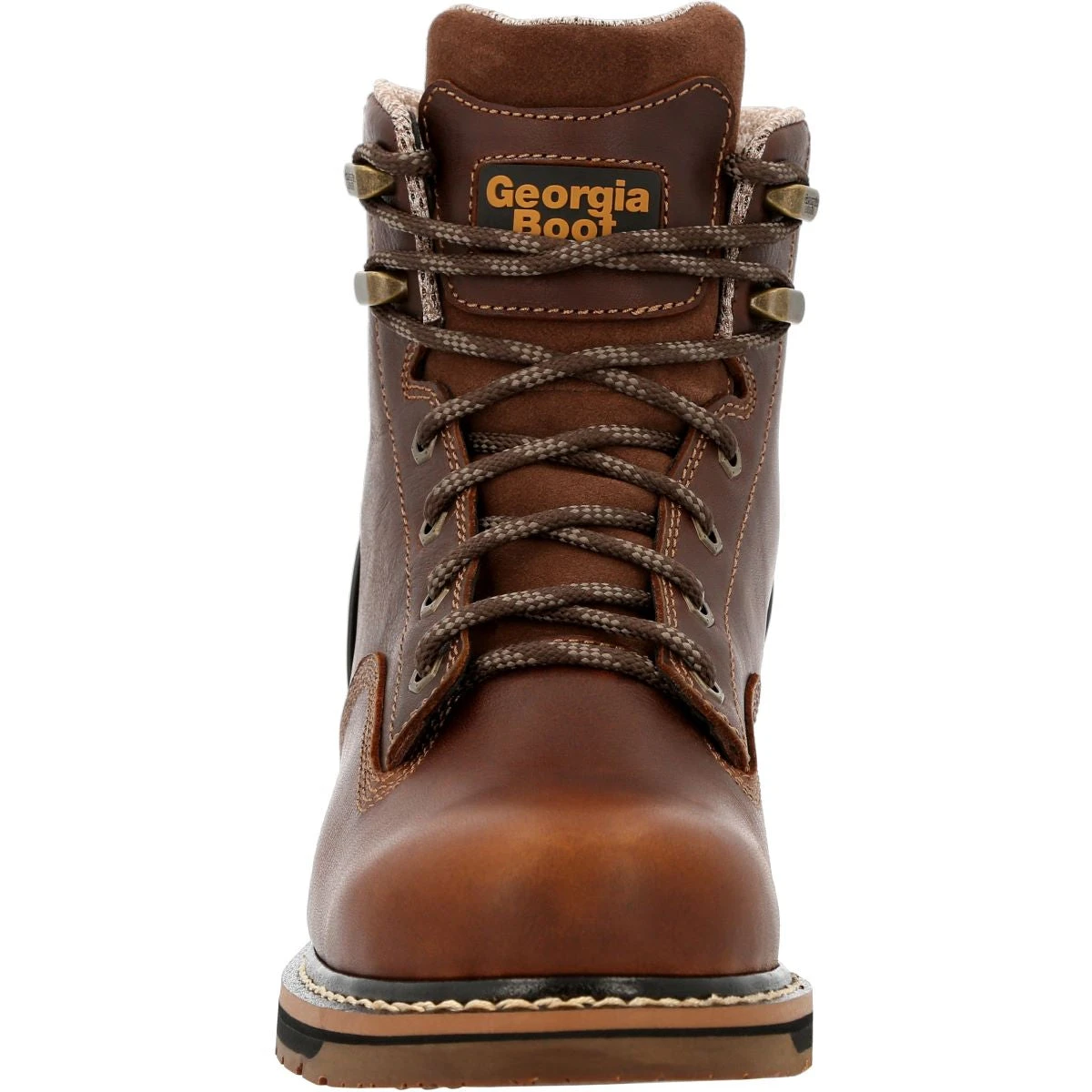 'Georgia Boot' Men's 6" Amp LT Edge EH WP Alloy Toe - Brown - Image 4