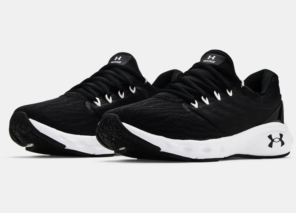'Under Armour' Women's Charged Vantage - Black / White - Image 3