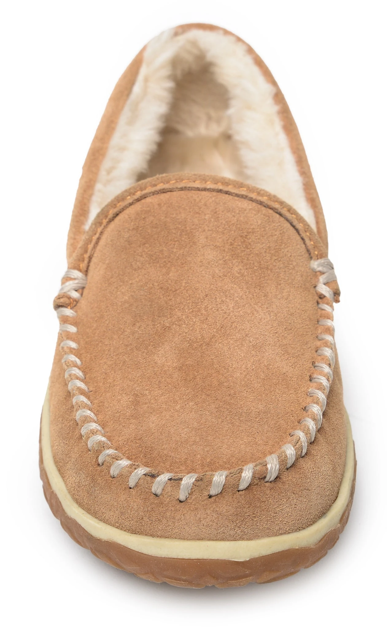 'Minnetonka' Women's Tempe Pile Lined Moc Slipper - Cinnamon - Image 3