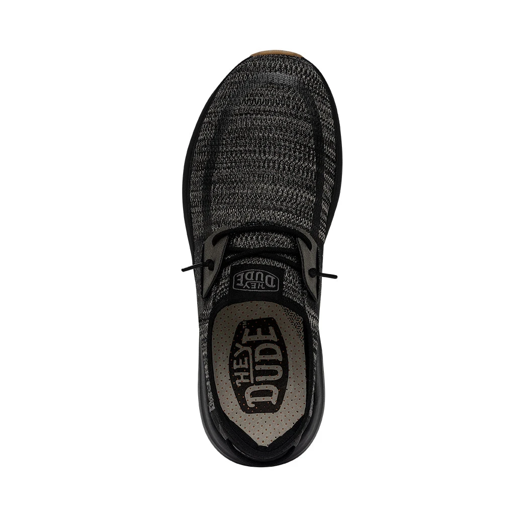 'Hey Dude' Men's Sirocco Sneaker - Black - Image 2