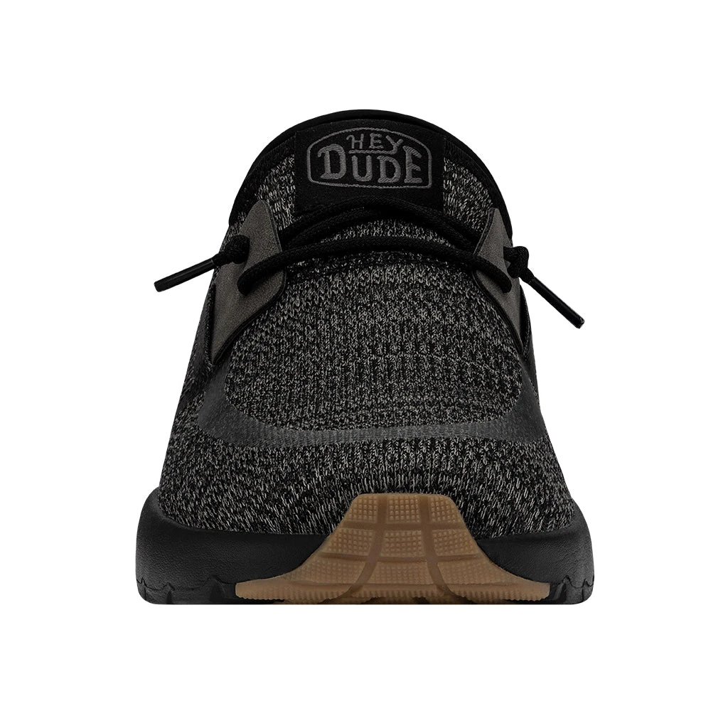 'Hey Dude' Men's Sirocco Sneaker - Black - Image 4