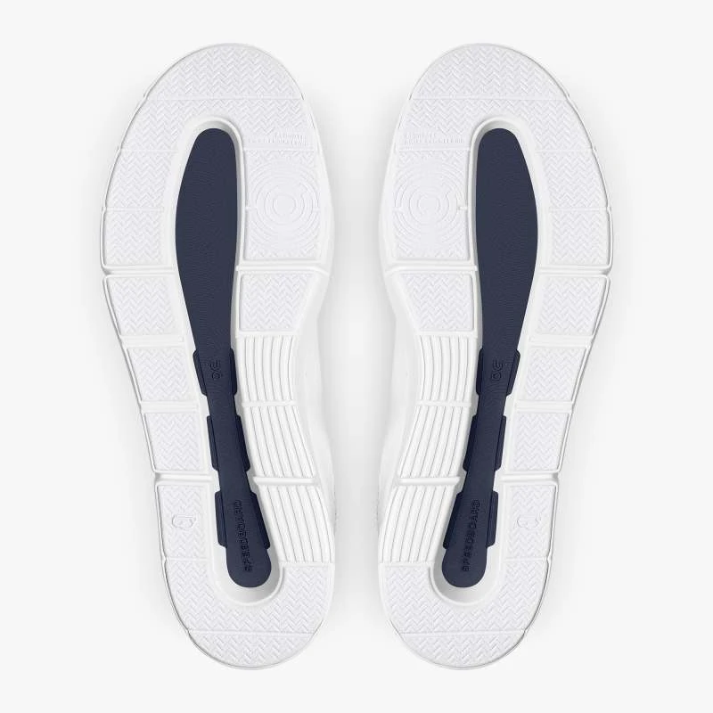 'On Running' Men's THE ROGER Advantage 1 Tennis Sneaker - White / Ink - Image 3