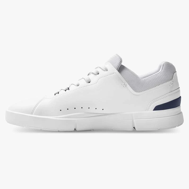 'On Running' Men's THE ROGER Advantage 1 Tennis Sneaker - White / Ink - Image 6