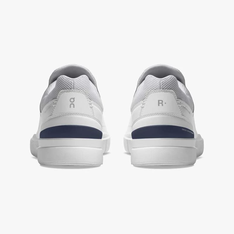 'On Running' Men's THE ROGER Advantage 1 Tennis Sneaker - White / Ink - Image 4