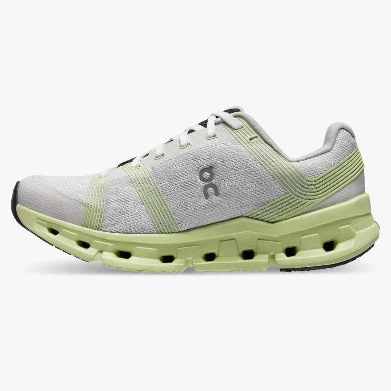 'On Running' Women's Cloudgo - White / Meadow - Image 6