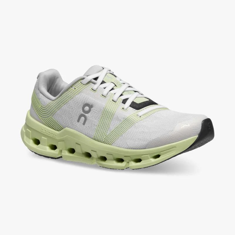 'On Running' Women's Cloudgo - White / Meadow - Image 5