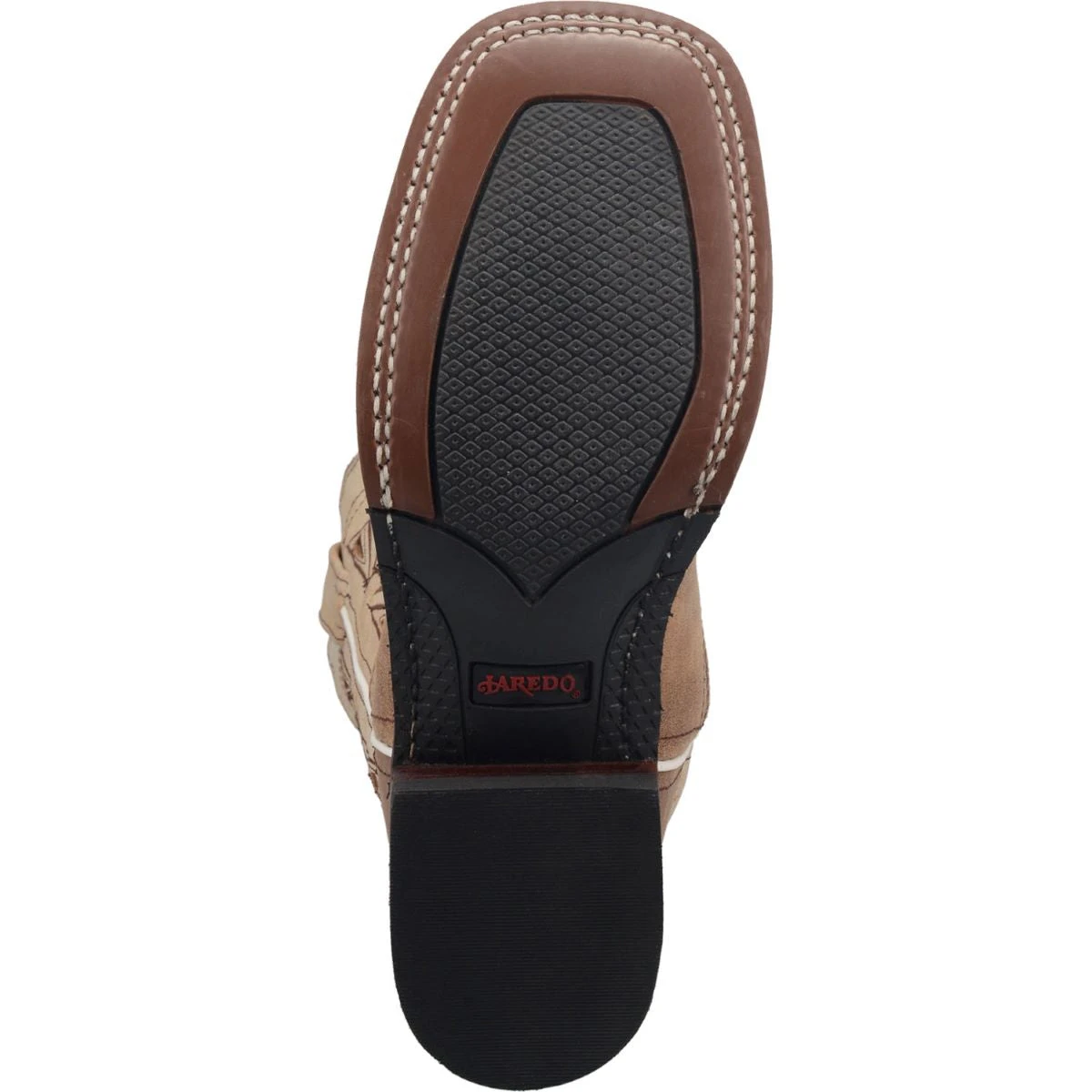 'Laredo' Women's 11" Kite Days Western Square Toe - Tan / Brown - Image 3