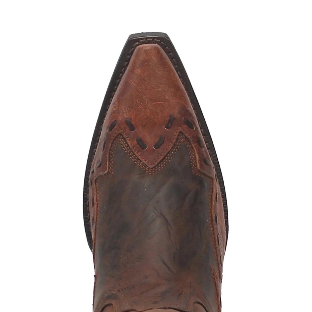 'Laredo' Men's 12" Ronnie Western Fashion Snip Toe - Rust - Image 2