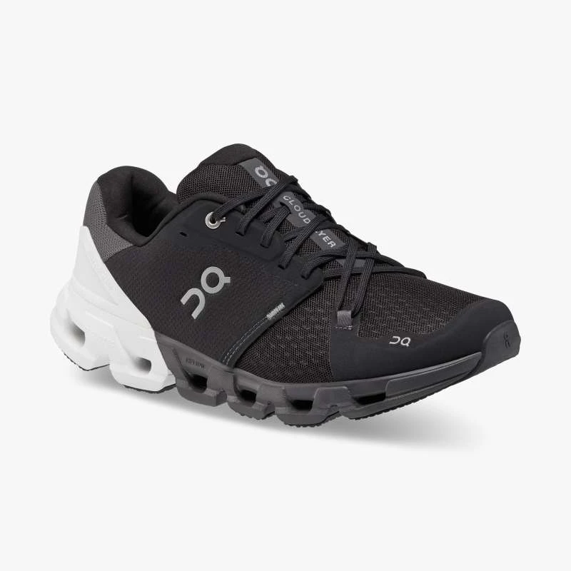 'On Running' Men's Cloudflyer 4 - Black / White (Wide) - Image 5