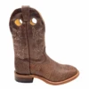 'Boulet' Men's 12" Roper Western Round Toe - Shoulder Noce Taurus / Organza Brown
