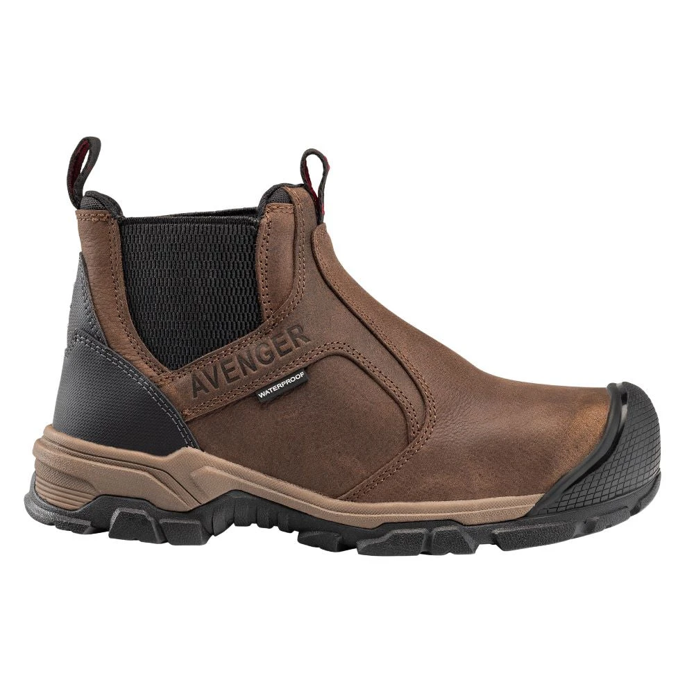 'Avenger' Women's Ripsaw Romeo EH PR WP Alloy Toe - Brown - Image 6