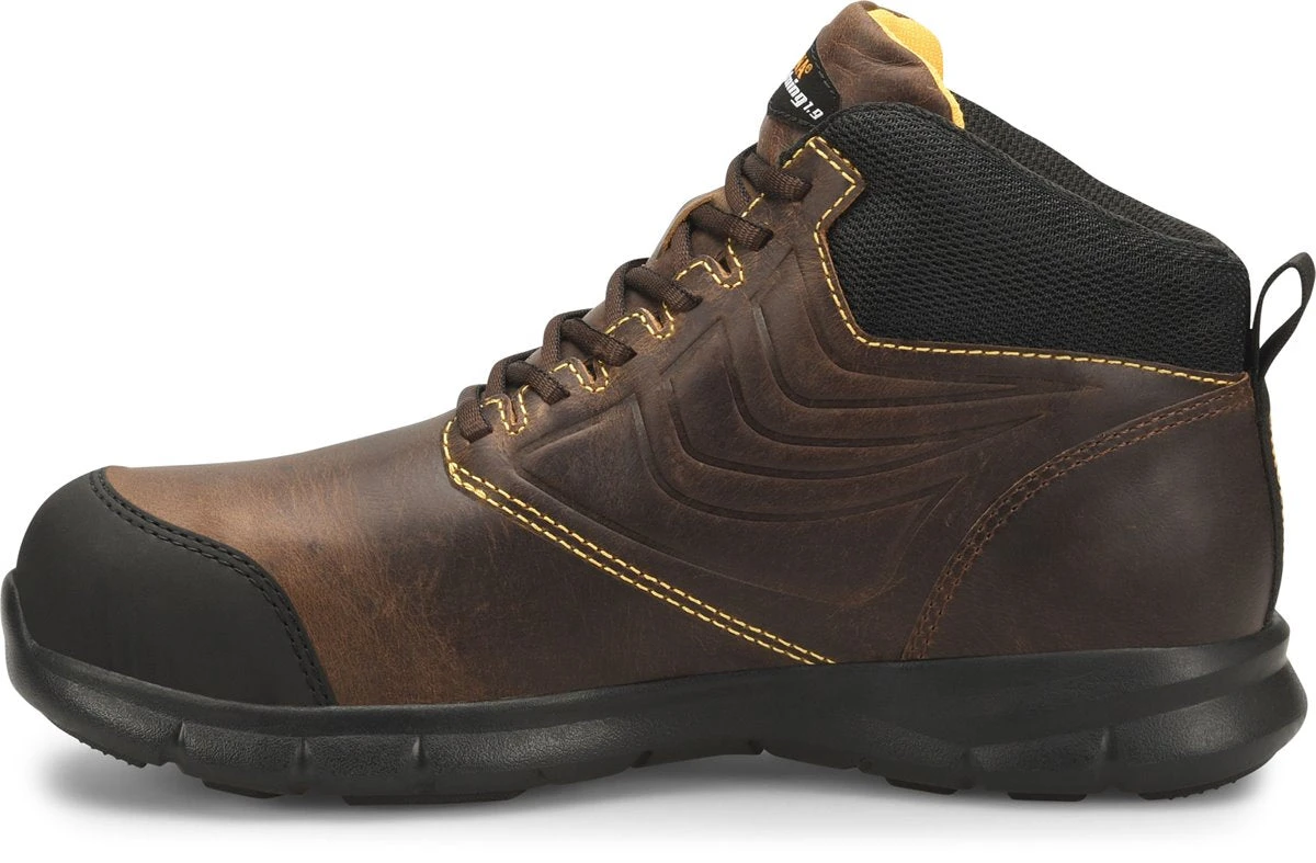 'Carolina' Men's Lytning 1.9 MetGuard EH Comp Toe Hiker - Brown - Image 6