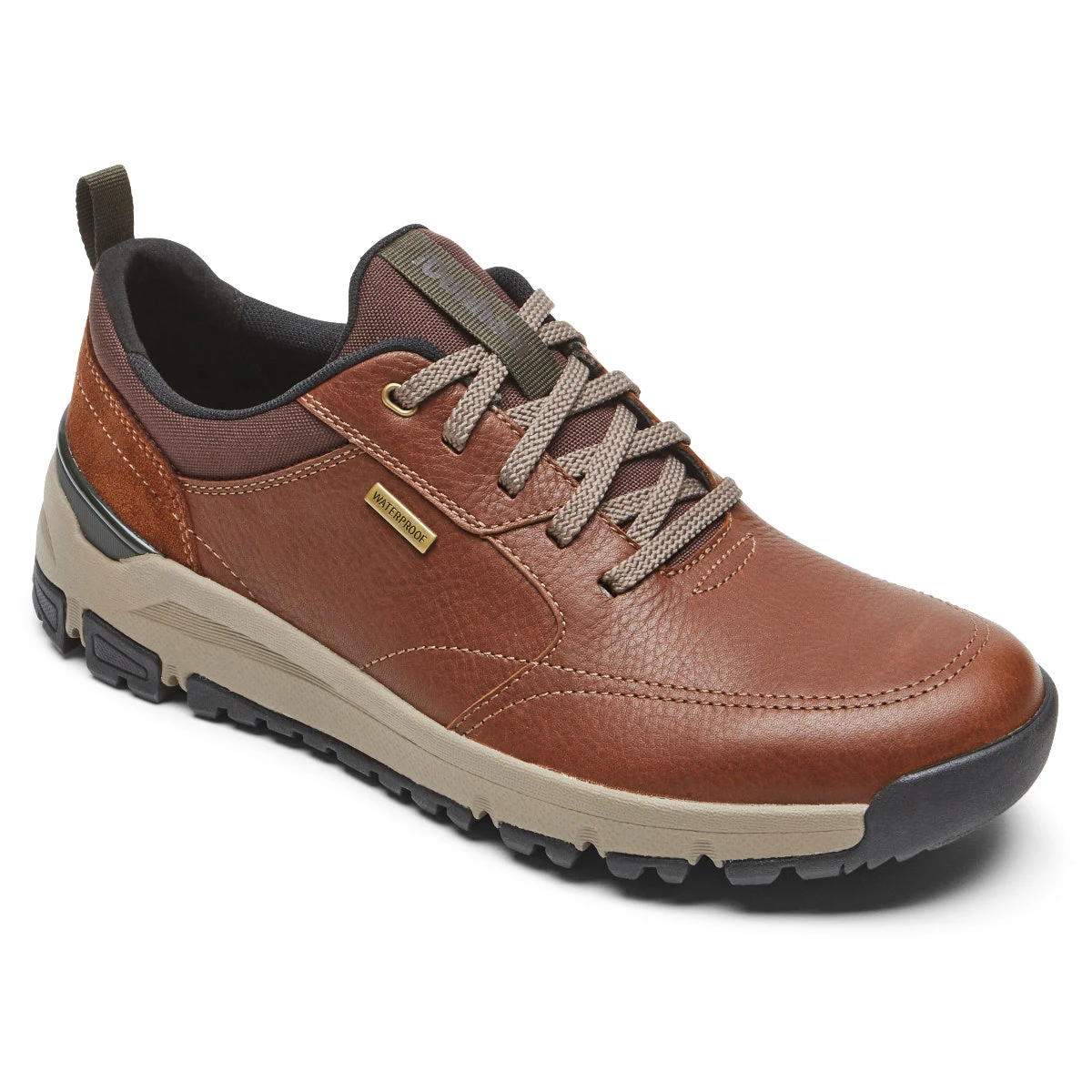 'Dunham' Men's Glastonbury WP Lace Up - Tan - Image 4