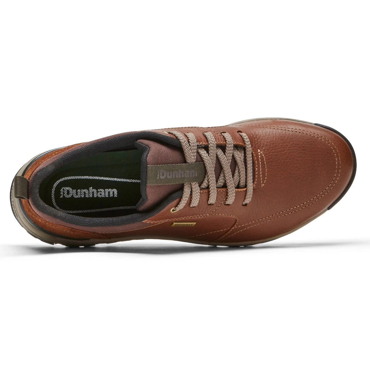 'Dunham' Men's Glastonbury WP Lace Up - Tan - Image 2