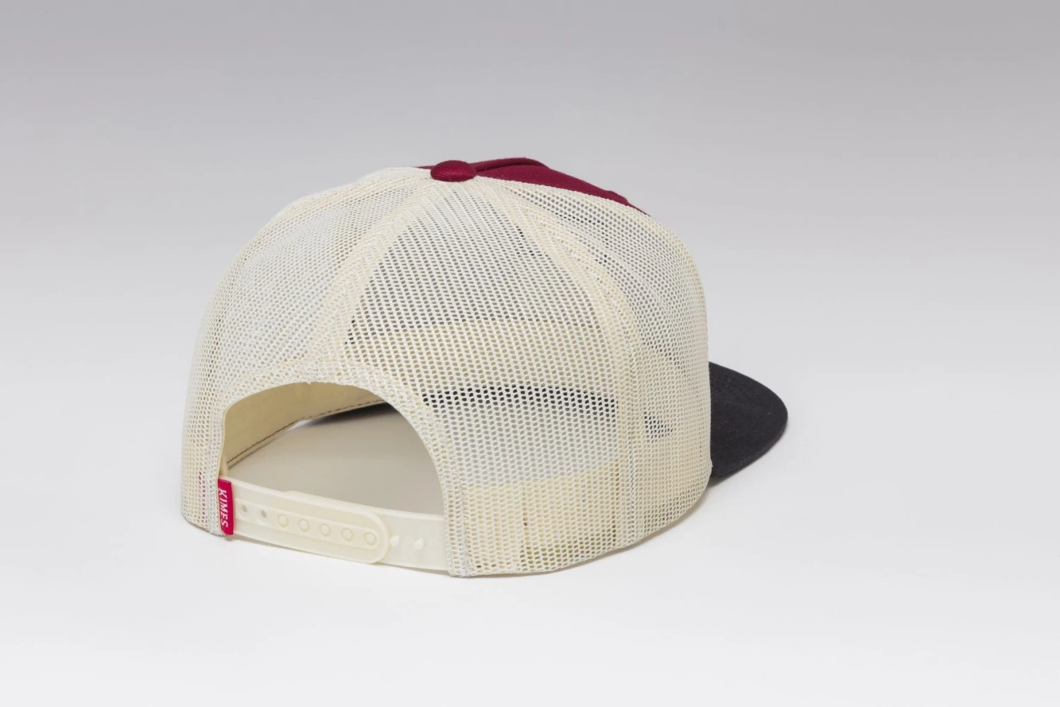 'Kimes Ranch' Men's Cody Trucker Cap - Burgundy - Image 2