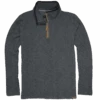 'Dakota Grizzly' Men's Dash 1/4 Zip Pullover - Charcoal