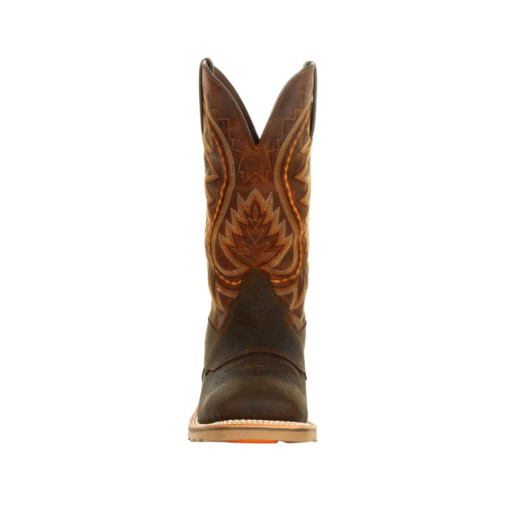 'Durango' Men's 12" Maverick Pro™ WP Western Work - Cimarron Brown - Image 4