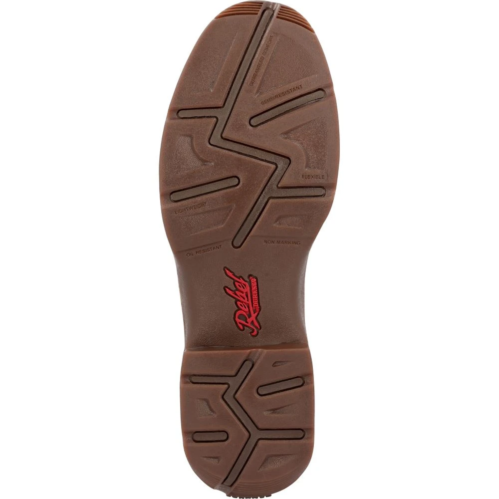 'Durango' Men's 12" Rebel Western Round Toe - Oak Bark / Midnight - Image 3