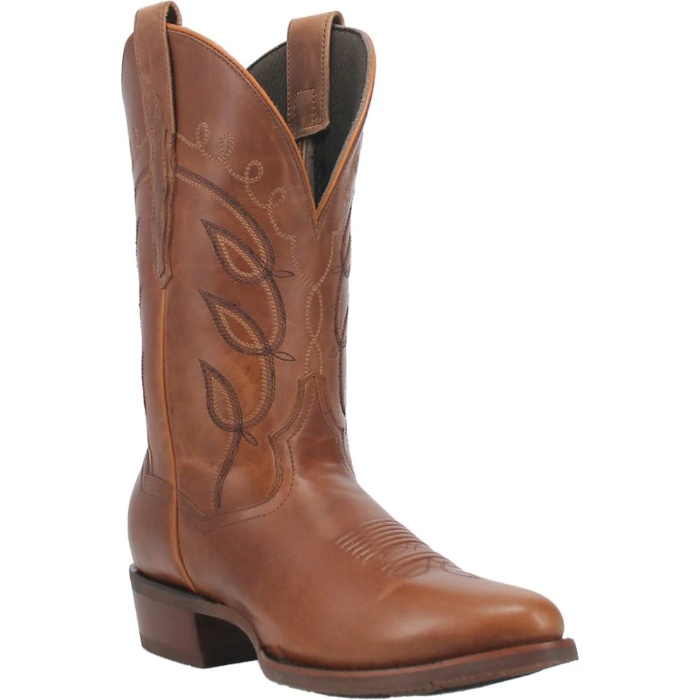 'Dan Post' Men's 12" Woodrow Western Round Toe - Tan - Image 2