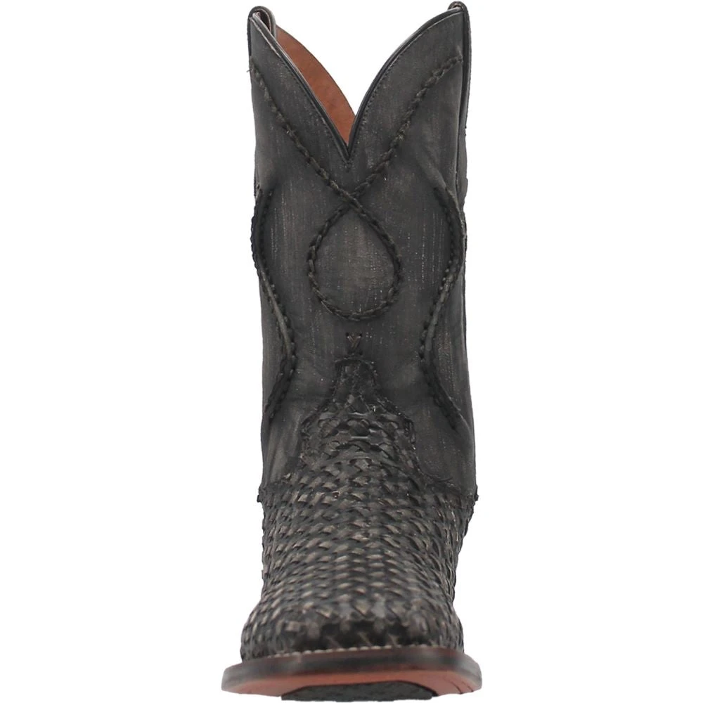'Dan Post' Men's 12" Stanley Western Square Toe - Black - Image 4
