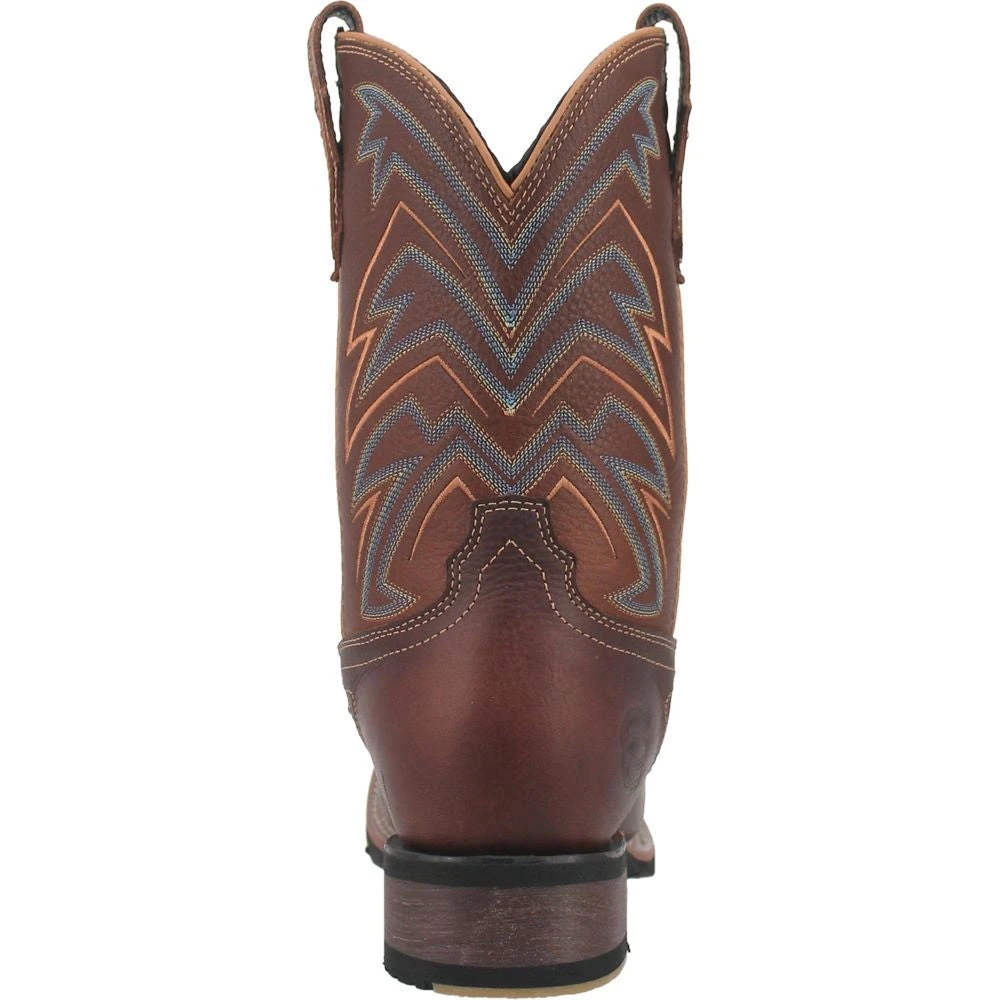 'Dan Post' Men's 11" Arrowhead Western Square Toe - Chocolate - Image 5