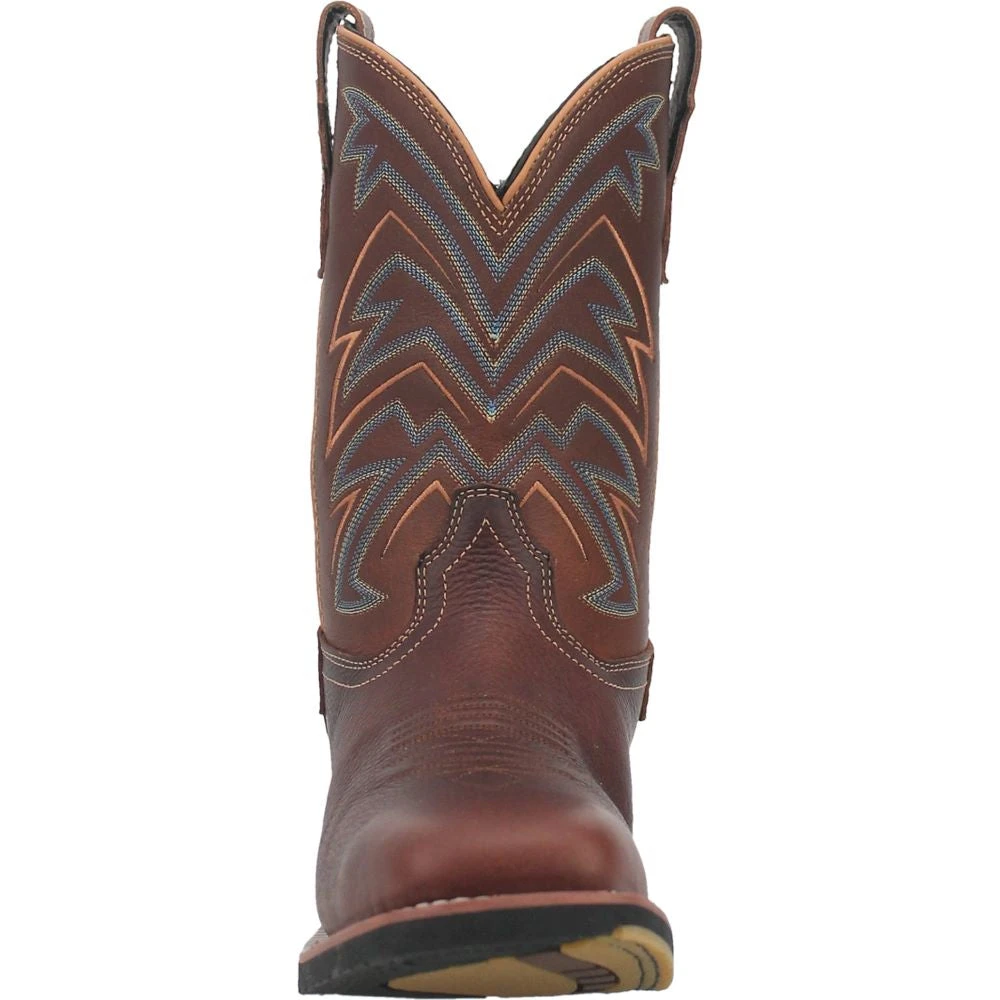 'Dan Post' Men's 11" Arrowhead Western Square Toe - Chocolate - Image 4