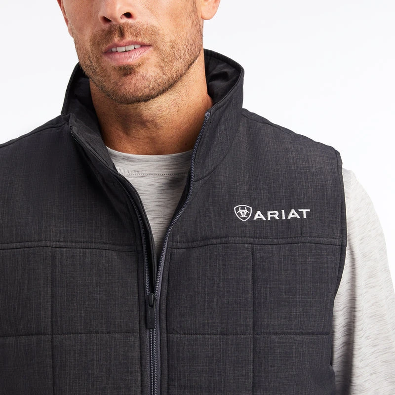 'Ariat' Men's Crius Insulated Vest - Phantom - Image 2