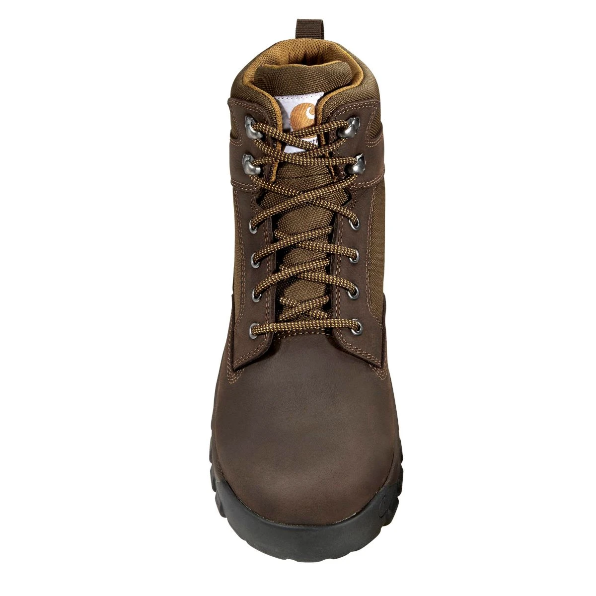 'Carhartt' Men's 6" Rugged Flex® EH WP Steel Toe - Chocolate Brown / Oil Tan - Image 4