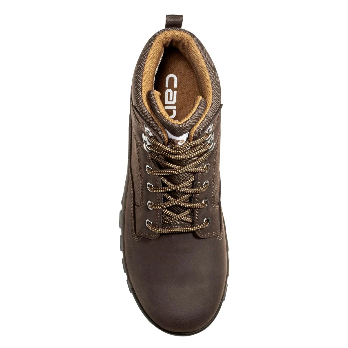 'Carhartt' Men's 6" Rugged Flex® EH WP Steel Toe - Chocolate Brown / Oil Tan - Image 2