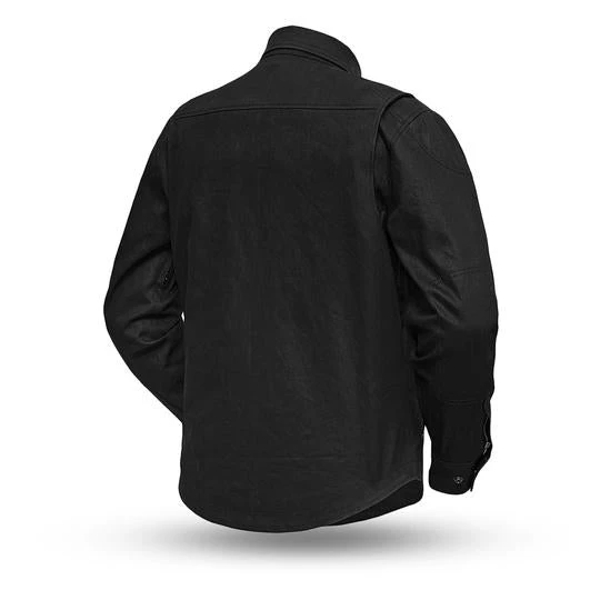 'First Manufacturing' Men's Equalizer Denim Jacket - Black - Image 2