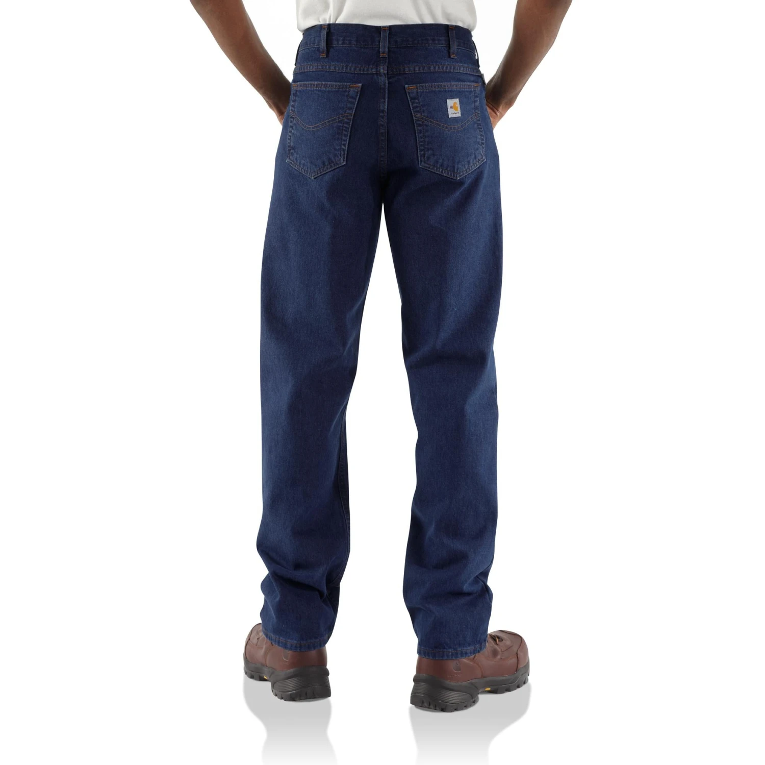 Carhartt' Men's Flame-Resistant Signature Relaxed Fit Denim Jean - Denim - Image 2