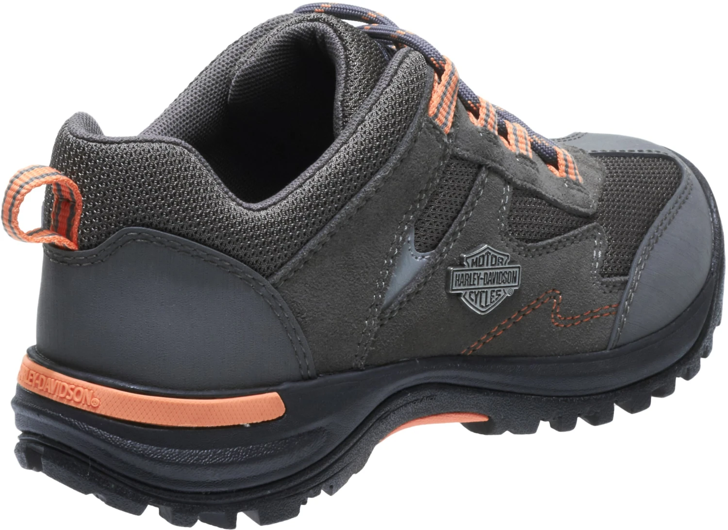 'Harley Davidson' Women's Wincrest Oxford - Grey / Light Orange - Image 8